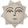 Ferm Living Sun Cuscino Decorativo Completo Naturale, Giallo, Beige