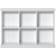 Oliver Furniture Seaside Bookcase Low with 6 Compartments