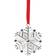 Lenox Jeweled Snowflake Christmas Tree Ornament 2.5"