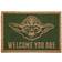 Pyramid Star Wars Welcome You are Yoda Doormat Braun, Grün 40x60cm