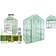 ProGarden Greenhouse 436158 Edelstahl PVC-Kunststoff