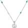 Gucci Double G Necklace - Silver/White/Turquoise/Topaz