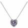 Radley Heart Necklace - Silver/Amethyst