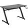 Homcom Gaming Desk Steel Frame Black, 1200x650x745mm