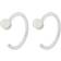 Pernille Corydon Lagoon Creoles - Silver/Pearls