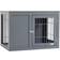 Pawhut Furniture Style Dog Crate w/ Two Lockable Doors 59.7x83.3x55.3cm 55.3x59.7cm