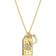 Nomination Talismani Luck Four Leaf Necklace - Gold/Transparent