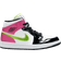 Nike Air Jordan 1 Mid SE - White/Cyber/Active Fuchsia