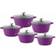 Sq Professional Nea Viola Purple Cookware Set with lid 5 Parts