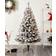 Nearly Natural Pre-Lit Flocked West Virginia Fir Green/Clear Lights Christmas Tree 60"