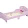 Homcom Princess Castle Kid's Bed with Side Rails & Slats 28.7x56.3"