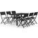 vidaXL 3102924 Ensemble repas de patio, 1 Table incluse 6 Chaises