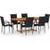 vidaXL 3070758 Ensemble repas de patio, 1 Table incluse 6 Chaises