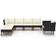 vidaXL 3082081 Loungeset, Bord inkl. 1 Stolar & 4 Soffor