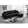 Startom Modern Reversible Futon Sofa 97" 4 Seater