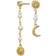 Maanesten Sunniva Earrings - Gold/Pearls/Labradorite