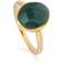 Gemondo Irregular Ring - Gold/Malachite