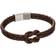 Fred Bennett Double Row Knot Bracelet - Brown