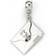 Harry Potter Hogwarts Acceptance Letter Slider Charm - Silver