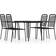 vidaXL 3099145 Essgruppe, 1 Tisch einschl. 4 Stühle