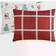 Hallmart Collectibles Holiday Dogs Bedspread Red (218.4x160)