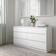 IKEA Kullen White Chest of Drawer 140x72cm