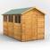 Power Sheds 12x6, Single Apex Wooden Overlap Garden Shed (Building Area 7.35 m²)