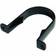 FloPlast Black FLOPLAST 68mm Round Gutter Pipe Clip
