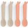 Done By Deer Kiddish Spoon 4-pack Lalee Sand /Coral