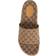 Gucci Men's Canvas Slide Sandal - Beige/Ebony