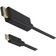 Deltaco USB C-DisplayPort M-M 1m