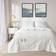 Serta Fleece to Sherpa Weight Blanket White (228.6x213.4cm)