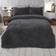 Brentfords Teddy Housse de couette Gris, Rose, Blanc (230x220cm)