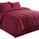 Bedsure Pintuck Bedspread Grey, Beige, White, Black, Orange, Pink, Red, Blue (259.1x228.6cm)