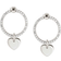 Nomination Chic & Charm Celebration ED Heart Earrings - Silver/Transparent
