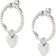 Nomination Chic & Charm Celebration ED Heart Earrings - Silver/Transparent