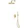 vidaXL Shower system stainless steel 201 gold Guld