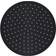 vidaXL shower head in stainless steel 30 cm round black Black