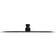 vidaXL shower head in stainless steel 30 cm round black Black