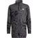 Adidas Future Icons Hybrid Animal Print Cotton Loose Halfzip Dress - Grey Six /Black /White