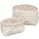 Cam Cam Copenhagen Quilted Storage Basket Set 2pack Lierre/Almond