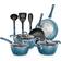 NutriChef Diamond Pattern Set med lock 11 delar