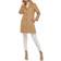 Calvin Klein Women's Single-Breasted Coat - Beige