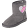 The Children's Place Girls Shakey Heart Faux Suede Boots