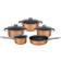 Brentwood - Cookware Set with lid 9 Parts