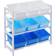 Premier Housewares Three Tier Storage Unit with 9 Plastic Bins