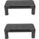 Mind Reader Small Monitor Stand Riser For Monitors And Laptops 2-Pack