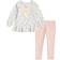 Calvin Klein Little Girl's Tunic and Leggings 2-Piece Set - Heather/English Rose