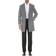 English Laundry Men's Solid Notch Lapel Overcoat