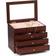 Bey-Berk Rosewood Jewelry Box - Brown